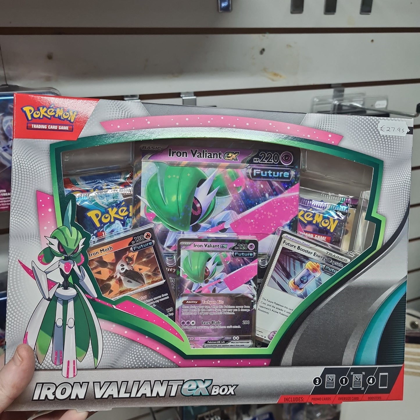 Pokemon Iron Valiant Ex Box