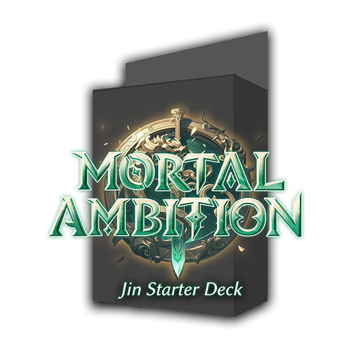 PRE ORDER Grand Archive TCG - Mortal Ambition Starter Deck Display - Jin (8 Count) - ETA 11 October 2024